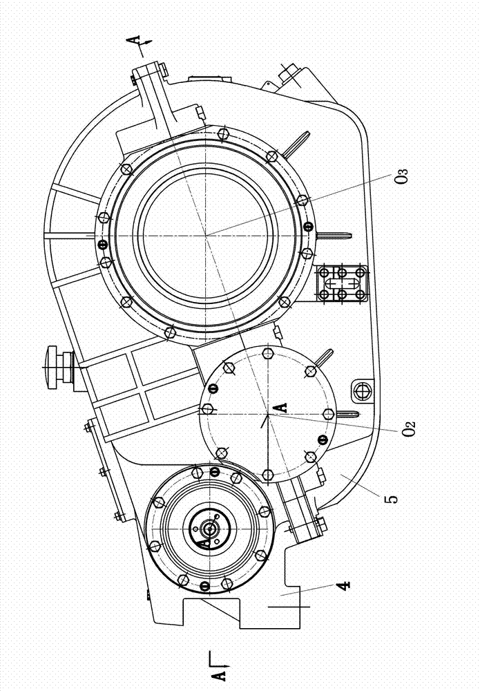 Rail traffic vehicle gear box