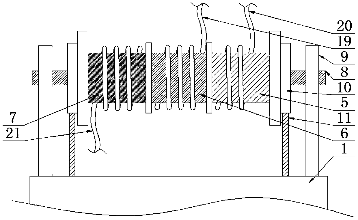 A blood pumping auxiliary device for hematology