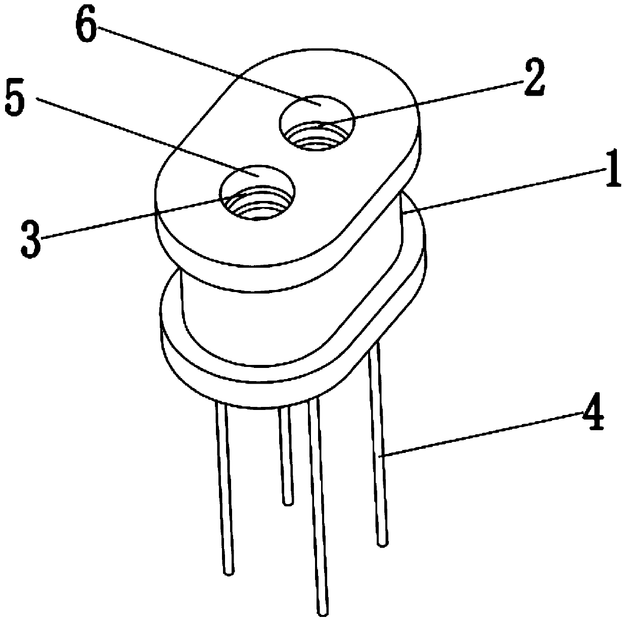 Connected ceramic core