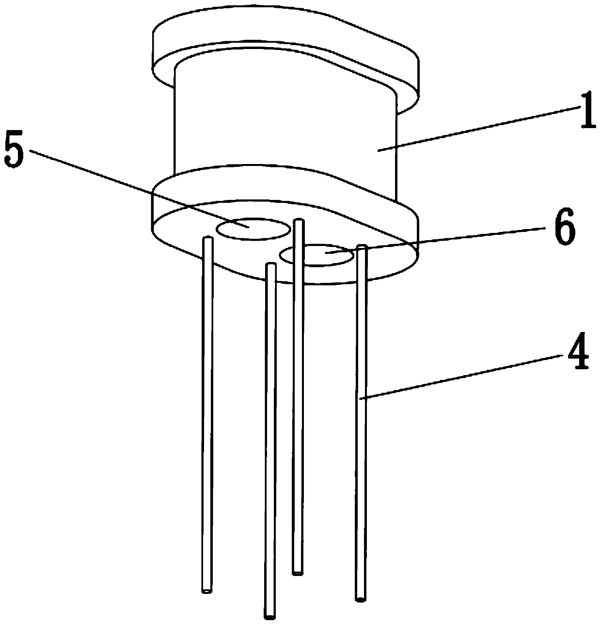 Connected ceramic core