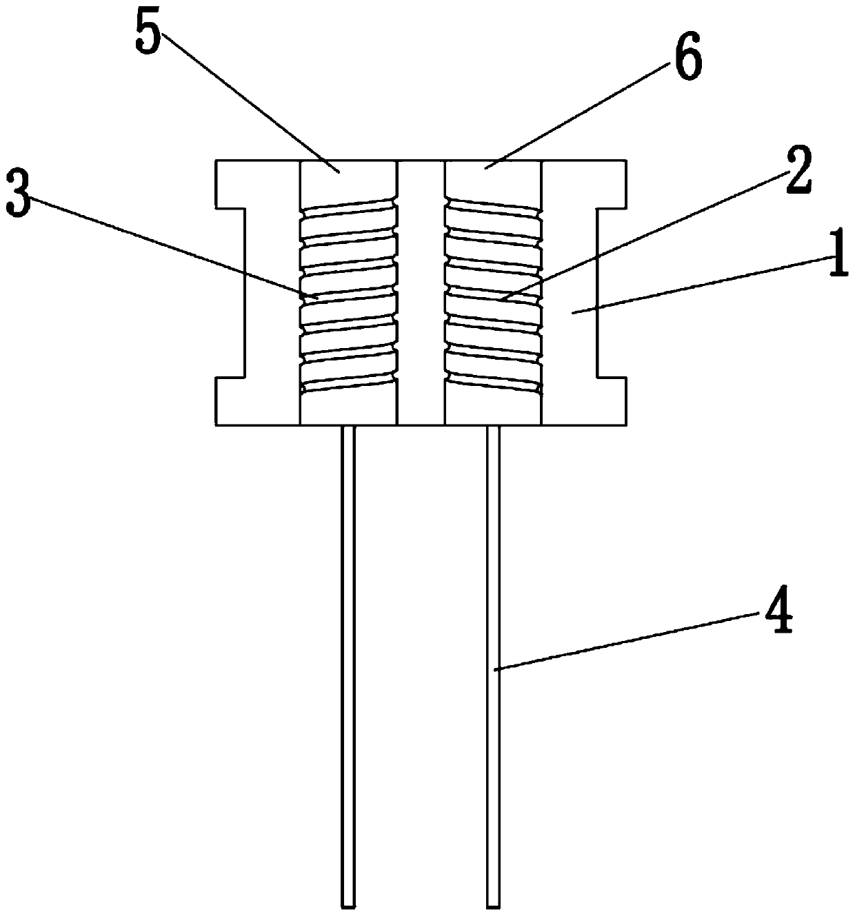 Connected ceramic core