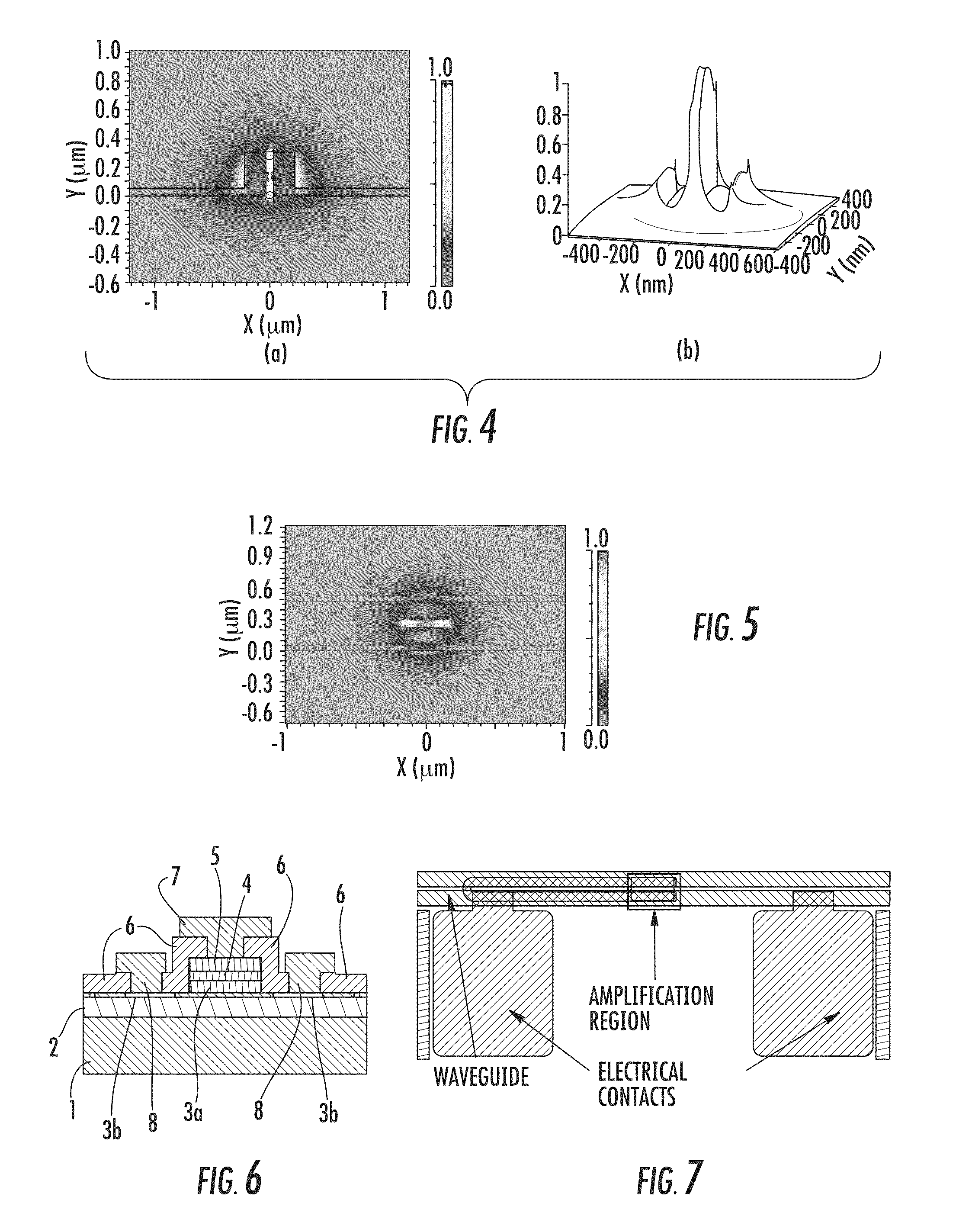 Electrically pumped lateral emission electroluminescent device integrated in a passive waveguide to generate light or amplify a light signal and fabrication process