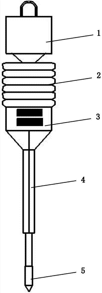 Seabed deposit temperature-pressure in situ measuring instrument and data acquisition method thereof