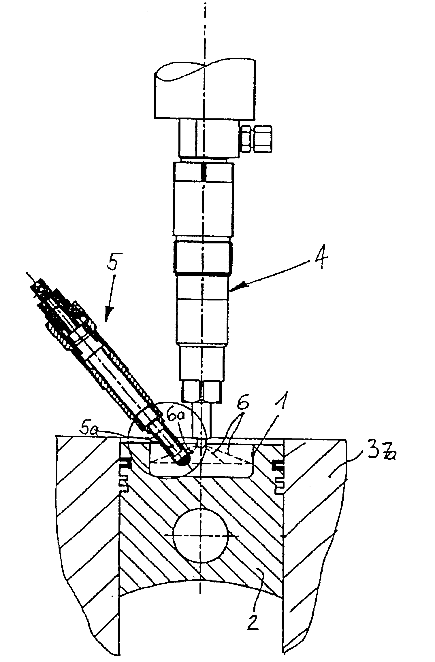 Internal combustion engine with injection of gaseous fuel