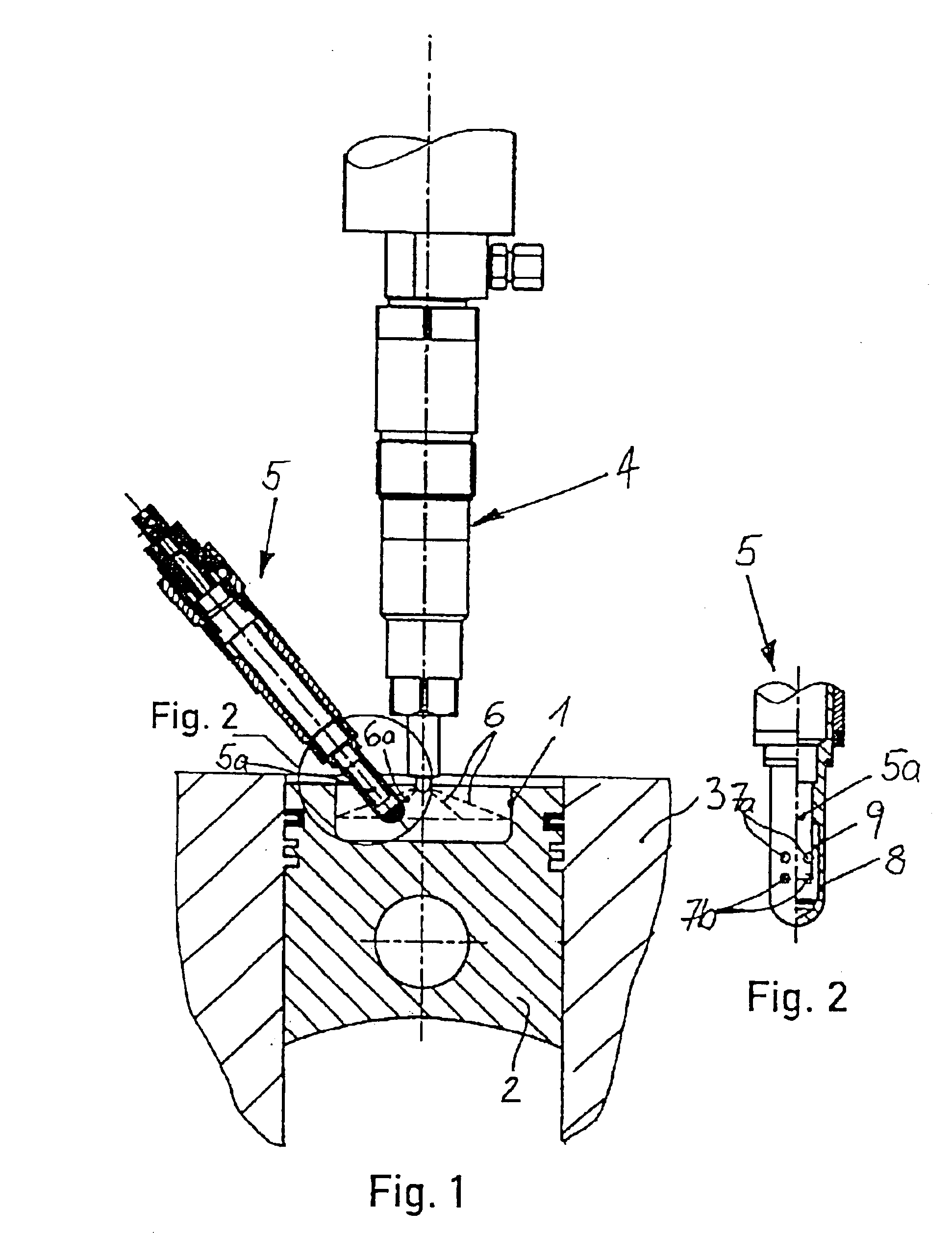 Internal combustion engine with injection of gaseous fuel