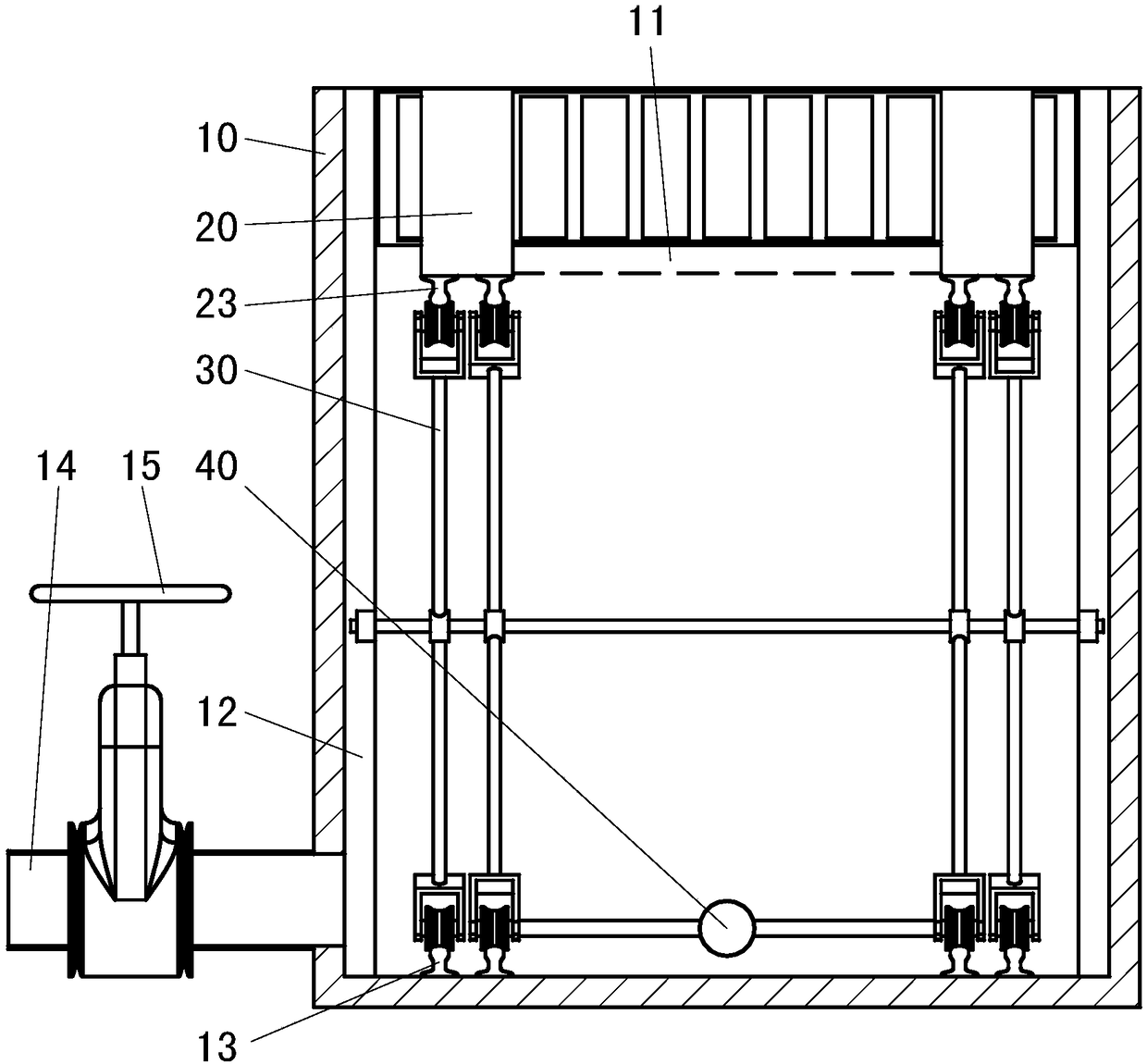 Fish sorting device for fish lift