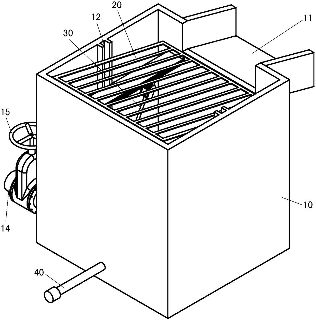 Fish sorting device for fish lift