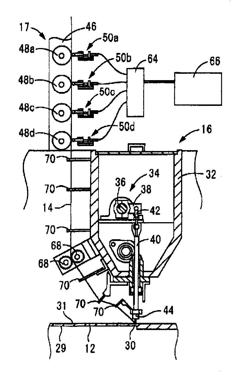 Tufting machine