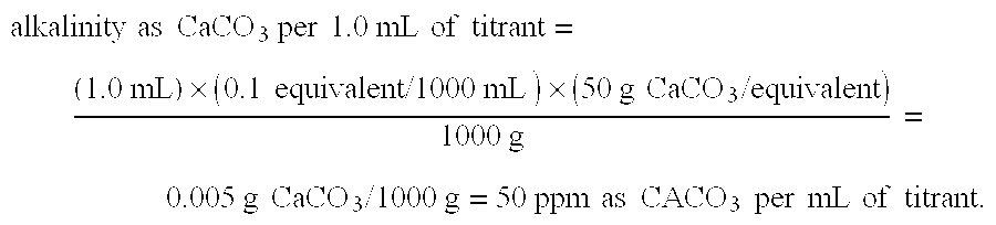 Silicone conveyor lubricant with stoichiometric amount of an acid