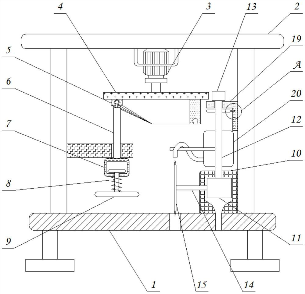 A computer circuit board cutting device for automatically fixing circuit boards