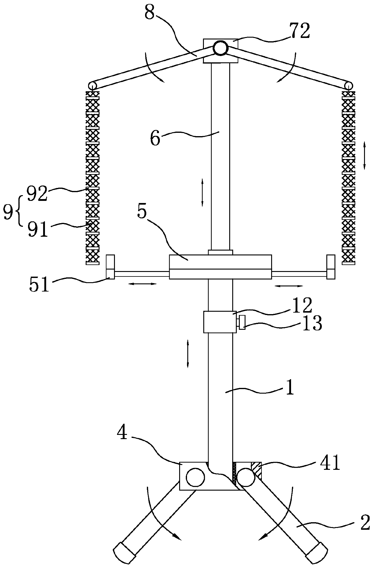 Drawing board stent