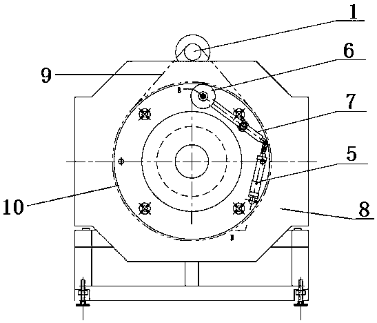 Cutting device of cutting machine and control method as well as cutting machine