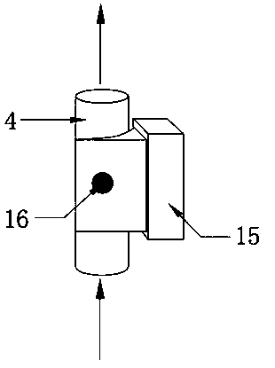 Electric soldering iron heating type rapid thermal fatigue experimental device and method