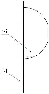 A special universal three-claw top drill for top tightening of drilling rig, boom, rock drill