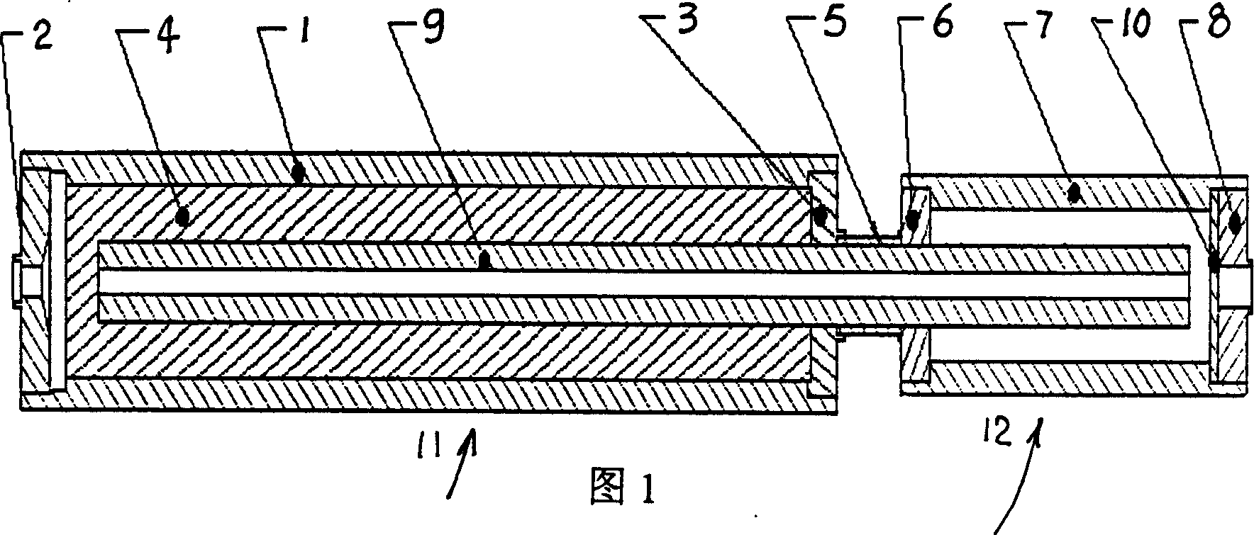 Deep cold loop heat tube