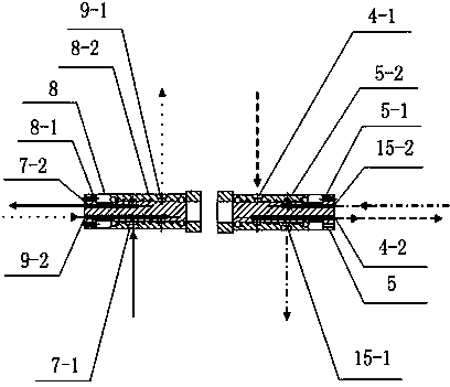 Vapor condensation heat-exchange test device