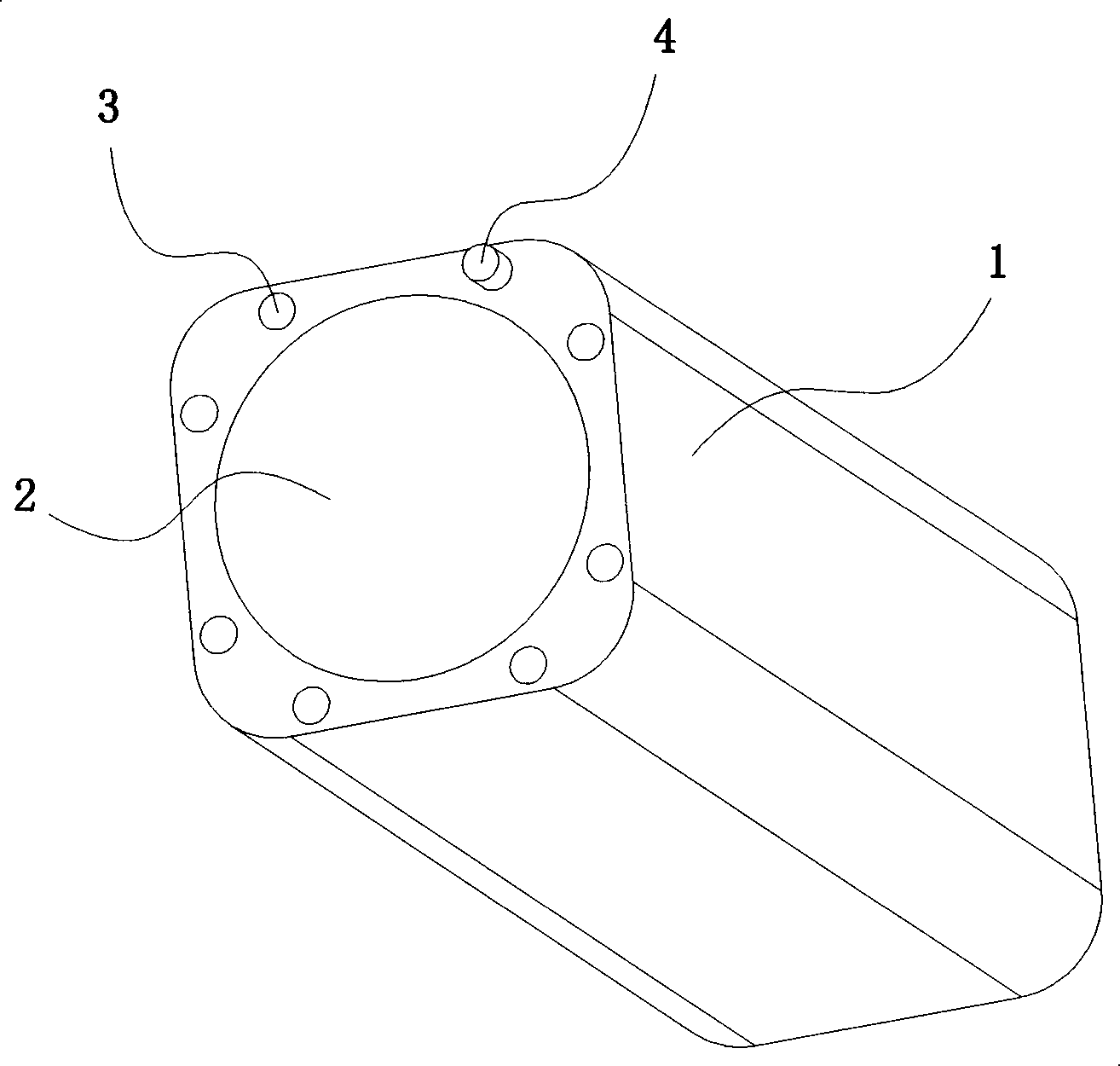 Protective cover of exposed electric cable