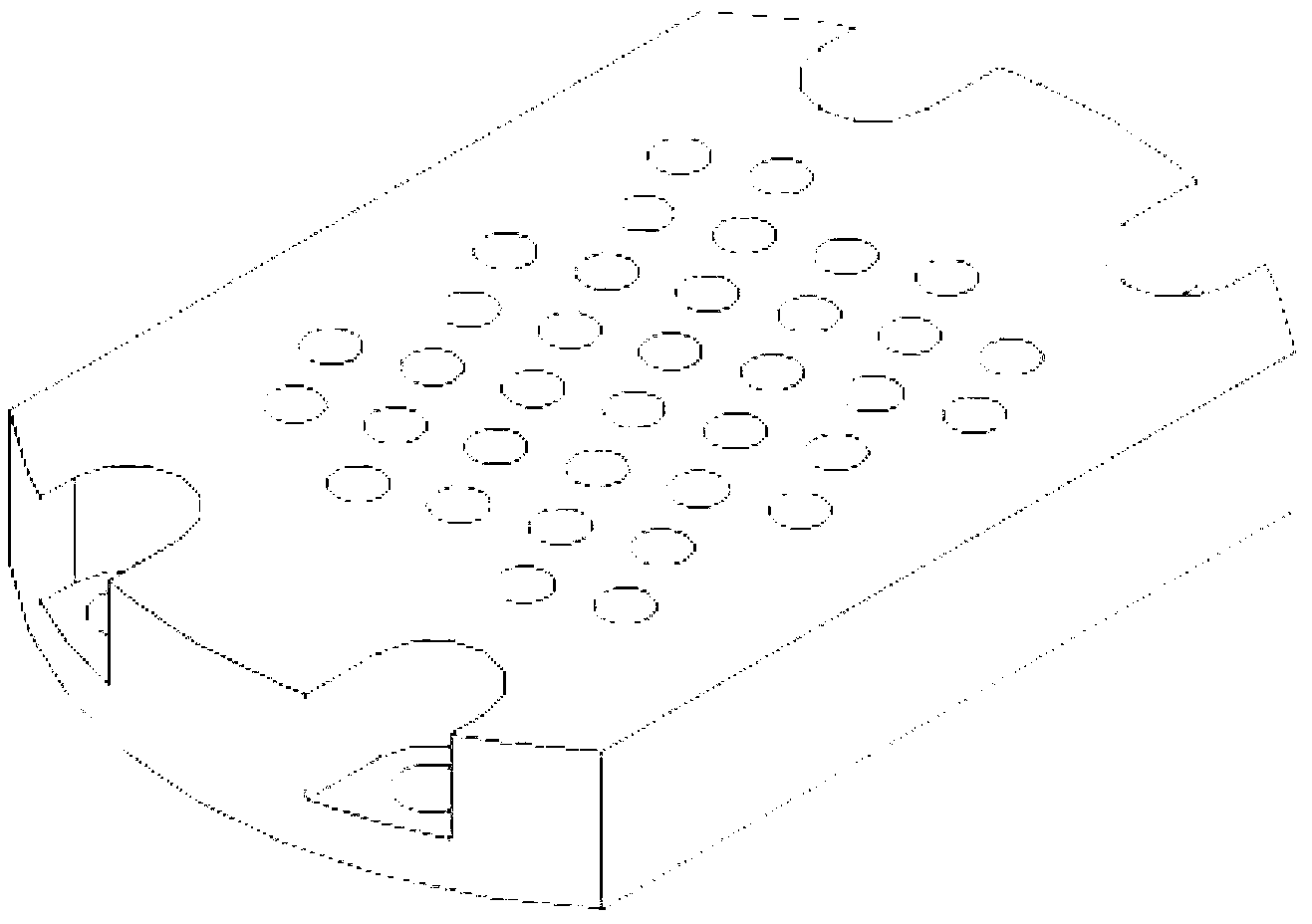 Multi-needle type impacting head for ultrasonic impacting gun and design method of impacting head