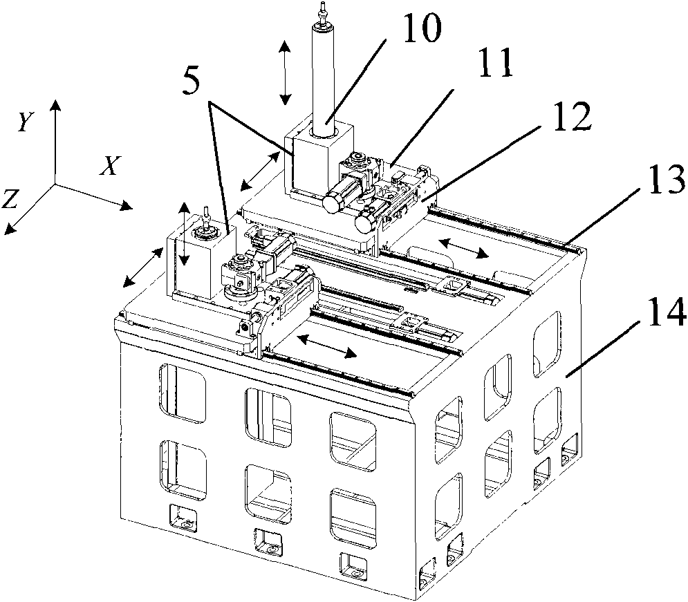 Airplane component attitude adjusting and butting system based on four numeric control positioners, attitude adjusting platform and mobile bracket and corresponding method