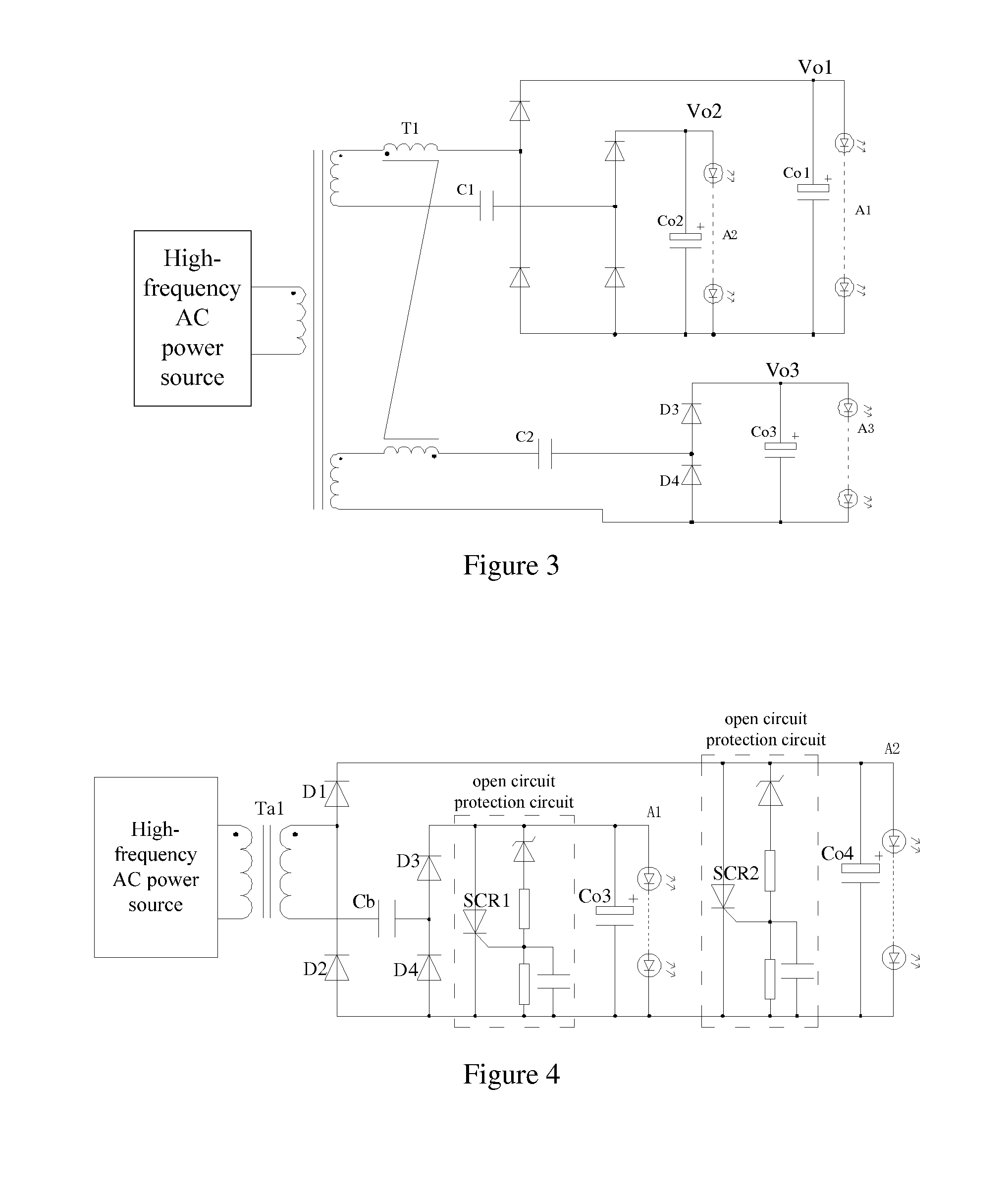 Power supply circuit for multi-path light-emitting diode (LED) loads