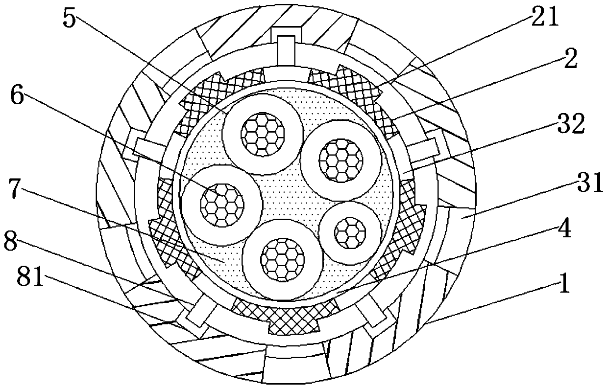 Cable insulating material and preparation method thereof