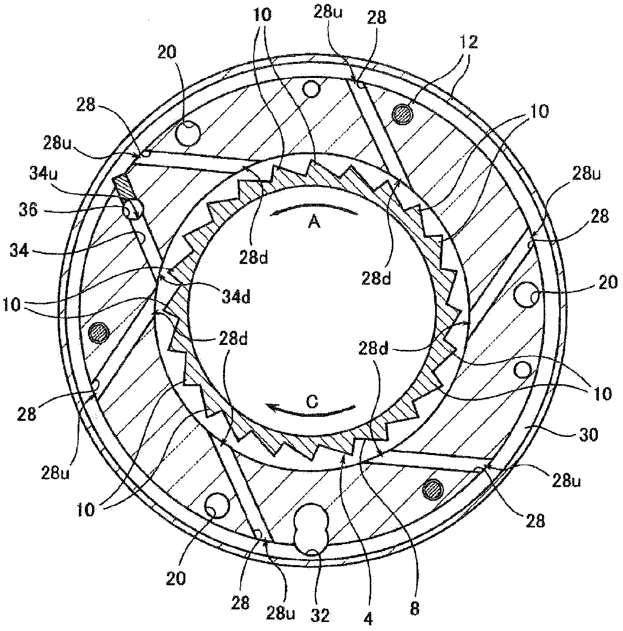 Air motor and electrostatic coating device