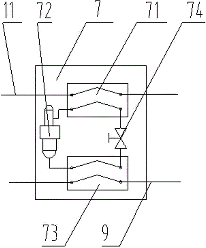 Heat pump type fresh air ventilator set