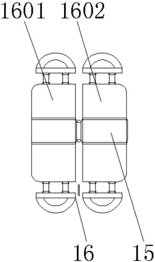 Polishing and cleaning device for inner walls of steel pipes