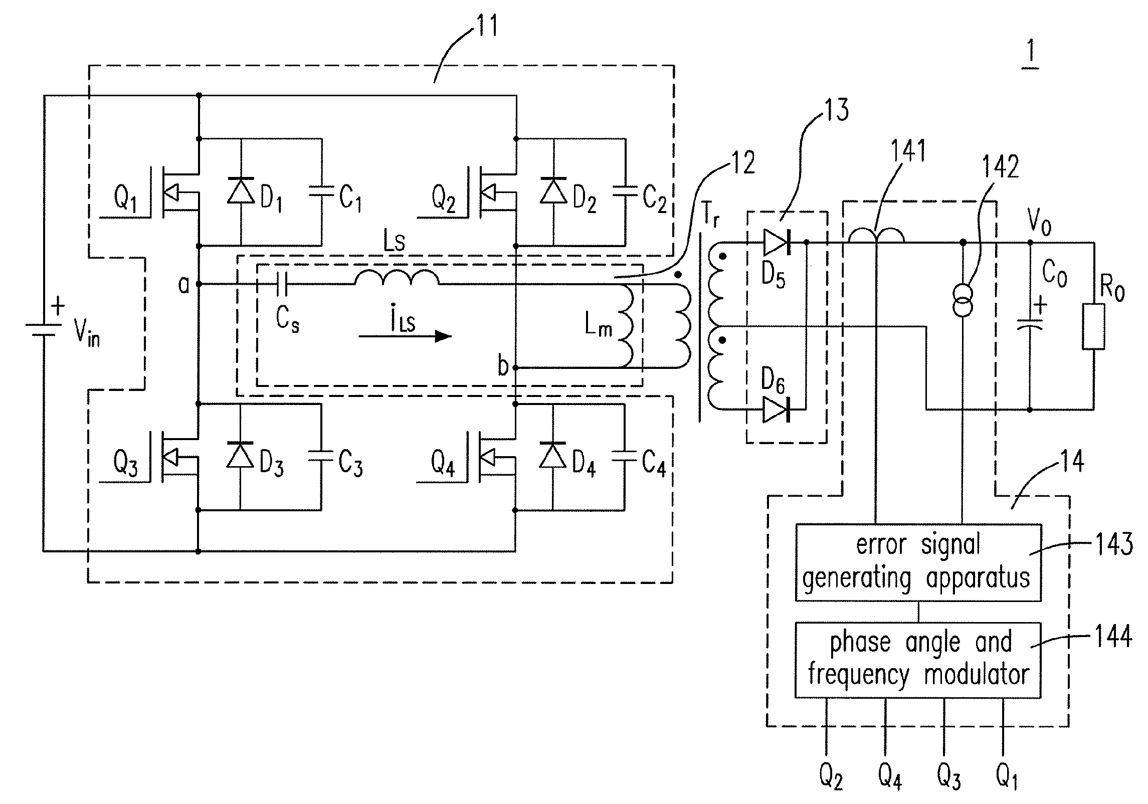 Resonant converter system and controlling method thereof having relatively better efficiency