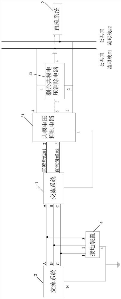 Non-isolated AC/DC power supply system