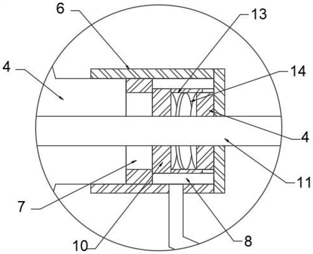 Drenching device for livestock breeding