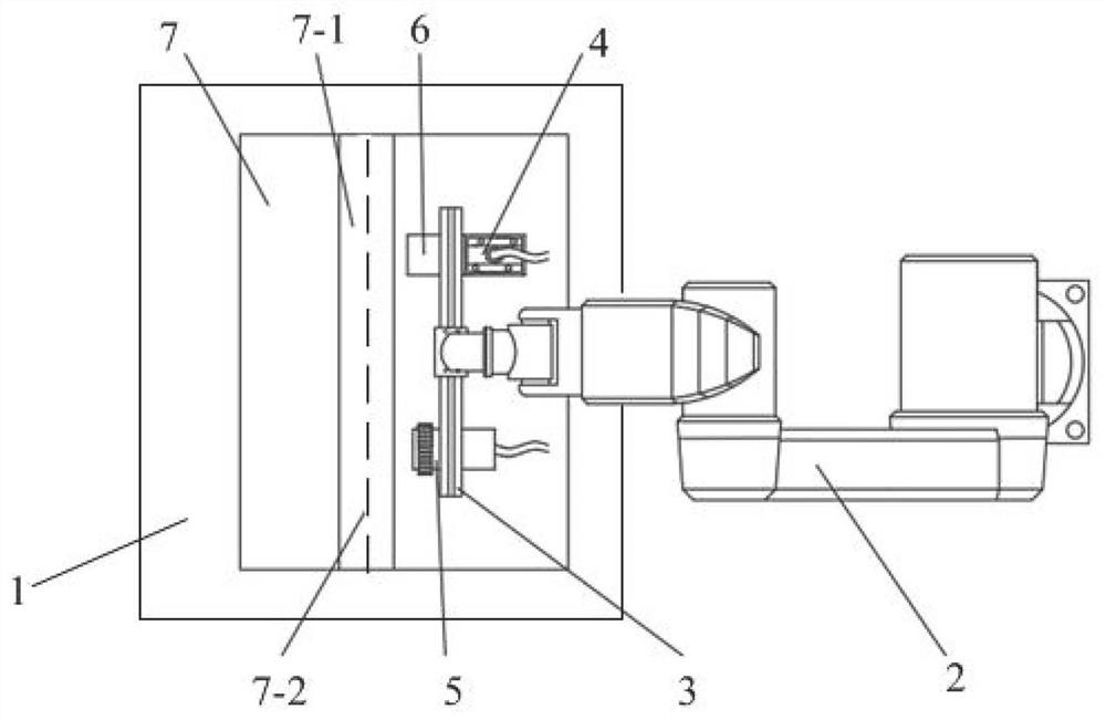 Ultrasonic phased array detection device and detection method