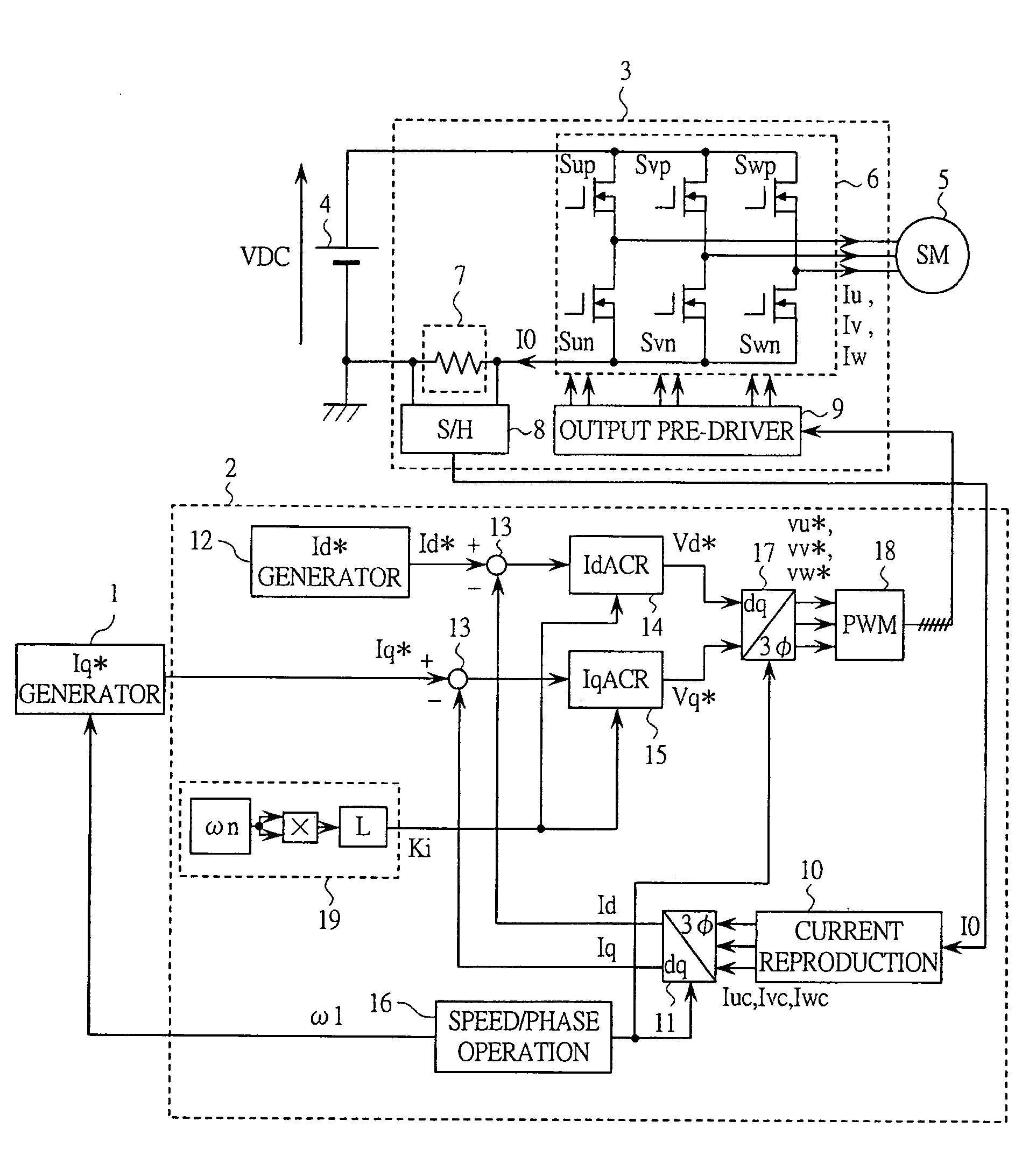 Control device for synchronous motor