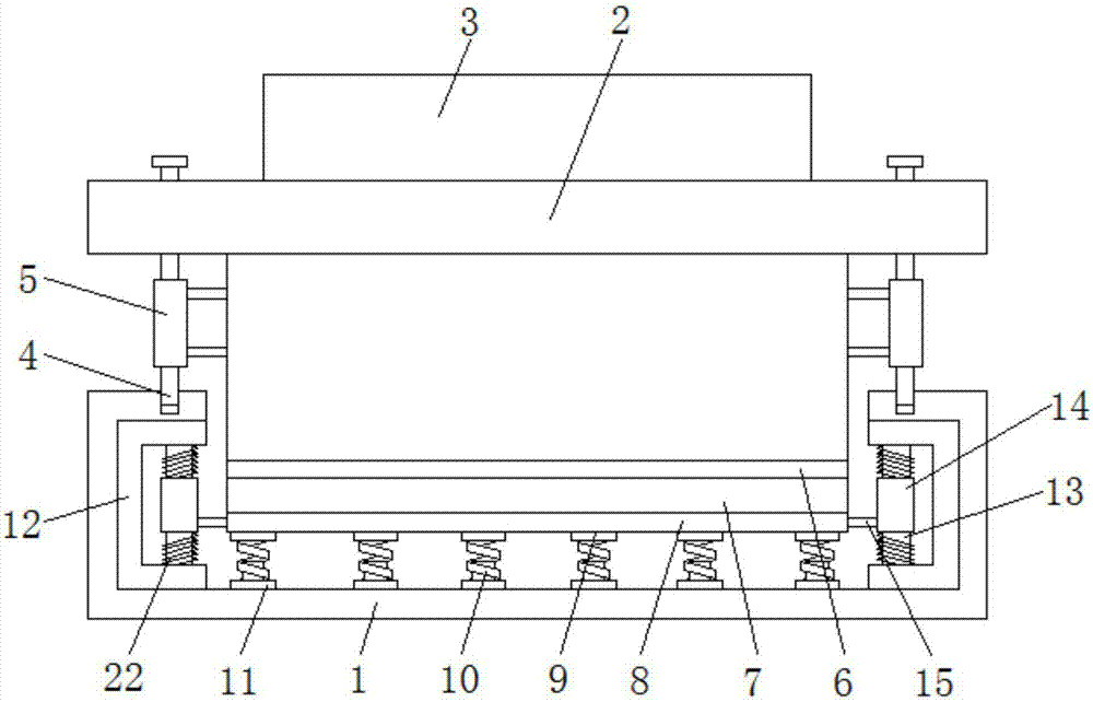 Die cutting machine with good buffering performance