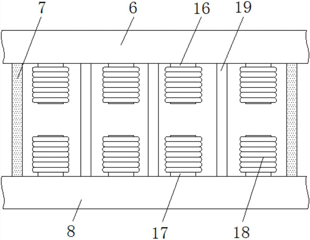 Die cutting machine with good buffering performance