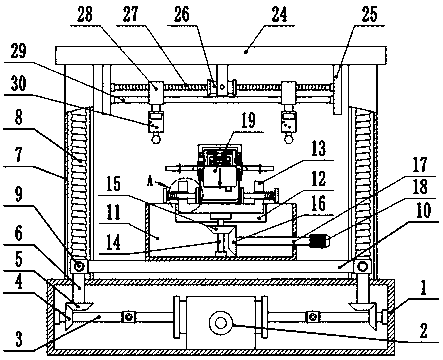 Double-shaft coil motor bearing noise omnibearing measurement device