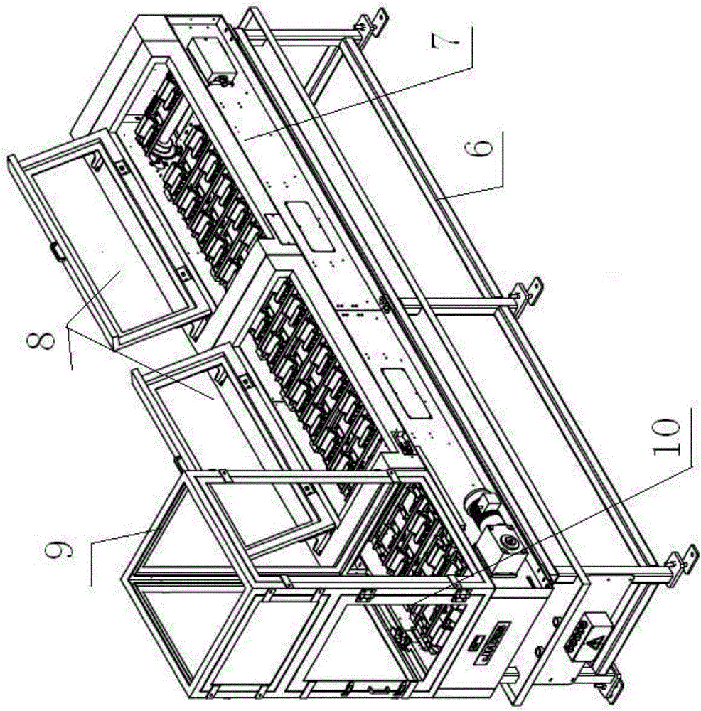 Blank conveying device for automobile engine bearing cap