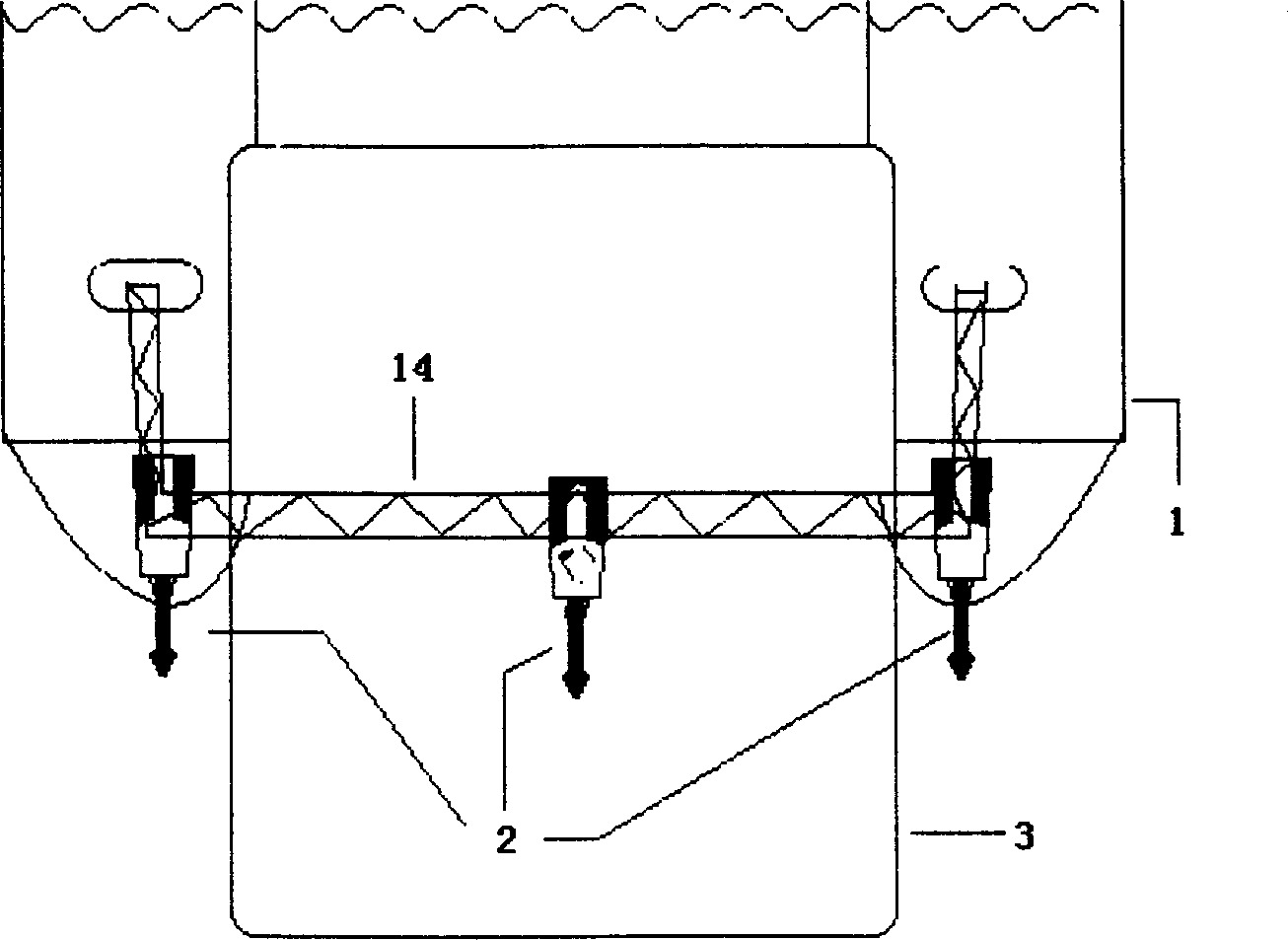 Pipeline apparatus for hyacinth salvage boat