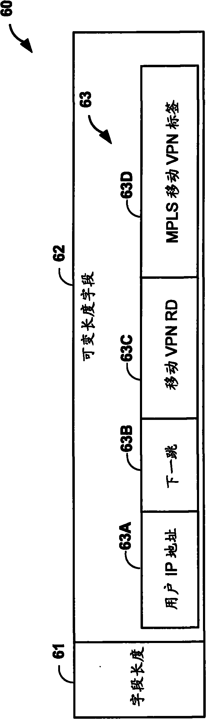 Network-based macro mobility in cellular networks using an extended routing protocol