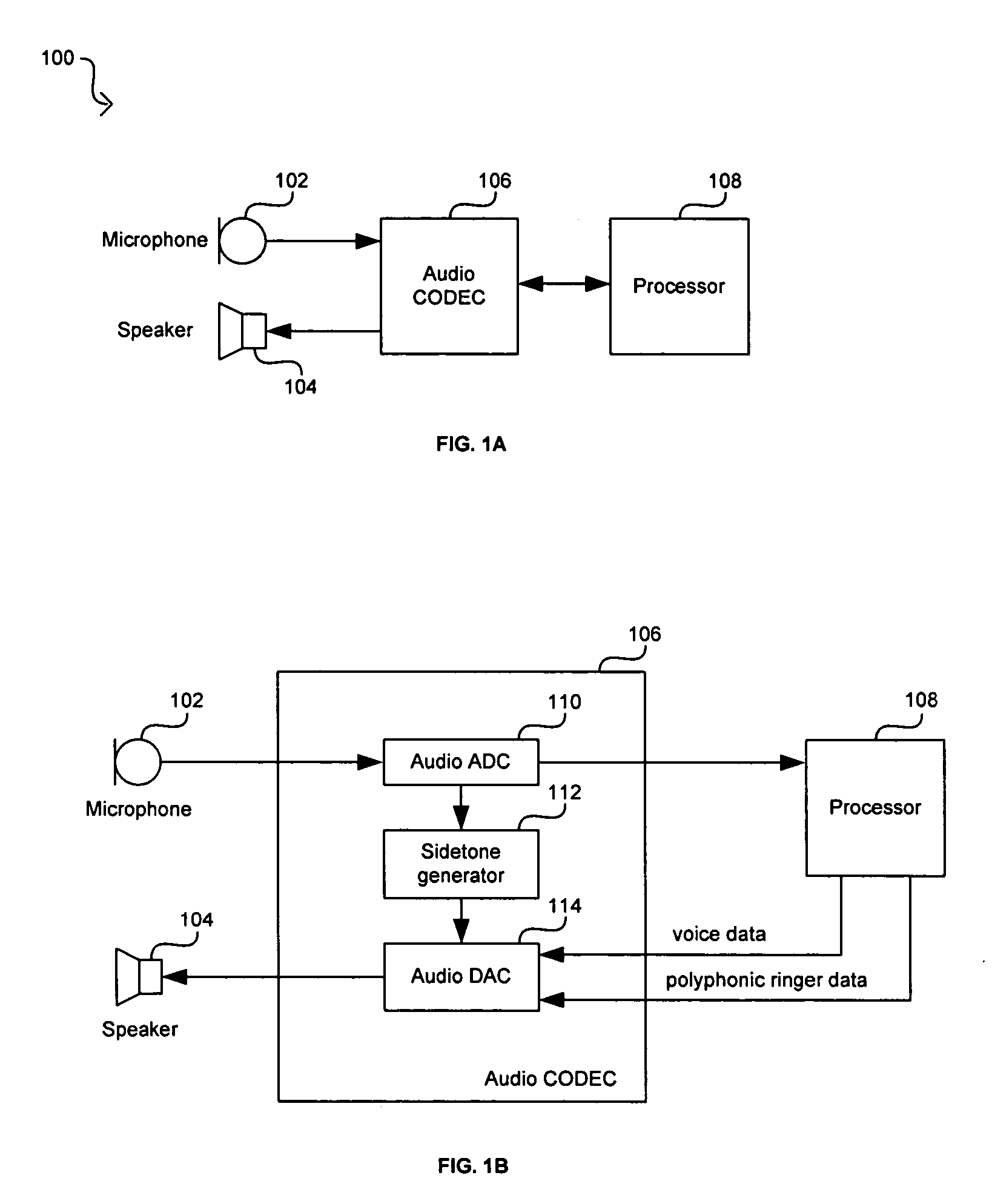 Method and system for codec with polyringer