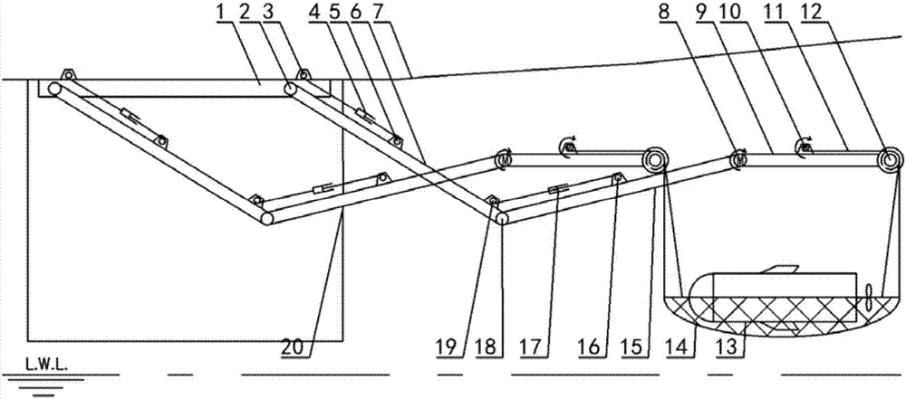 Novel recovery and release device of underwater robot