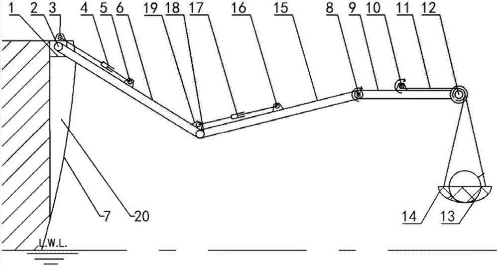 Novel recovery and release device of underwater robot