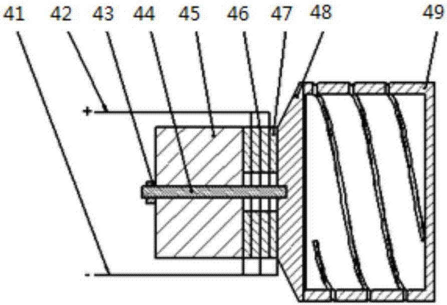 Small-size circumferential-spiral-groove longitudinal-vibration underwater transducer