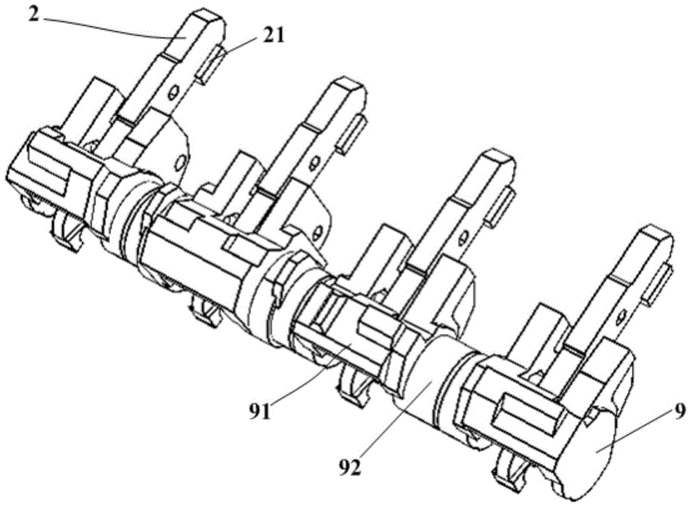 Arc extinguishing chamber and residual current operated circuit breaker