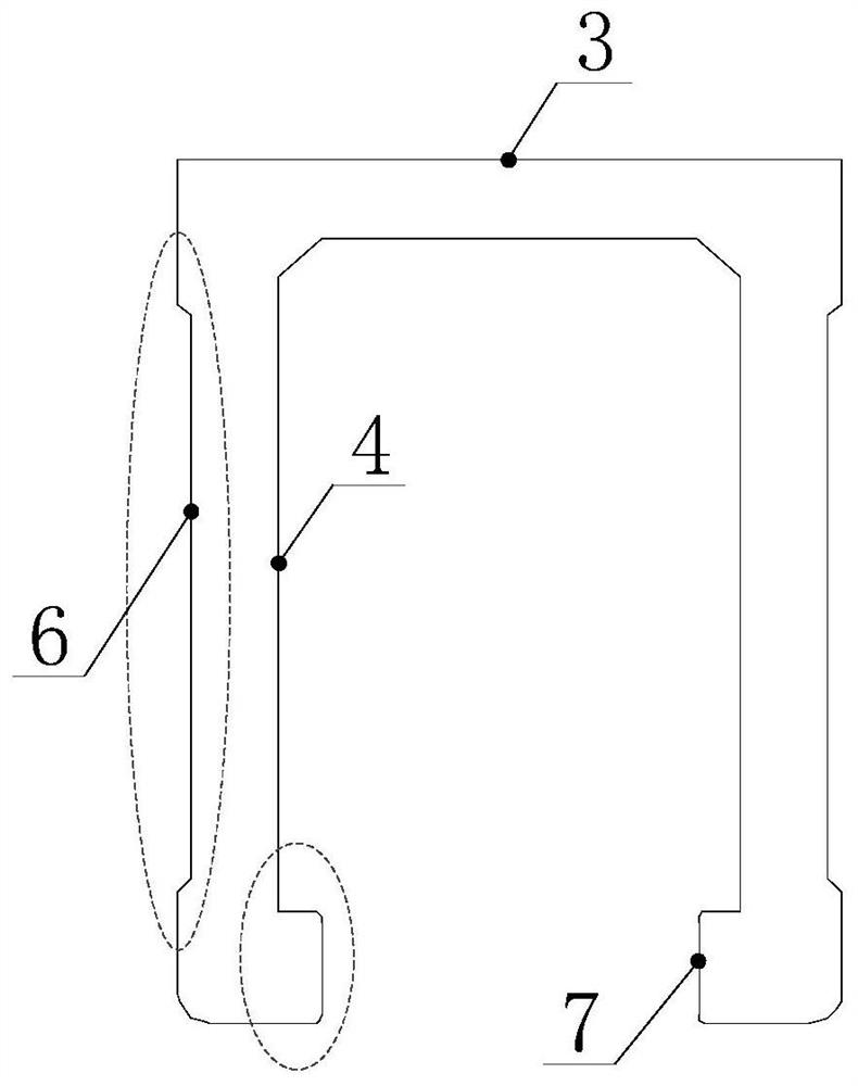 Aluminum mold system reinforcement system and its construction method and use method