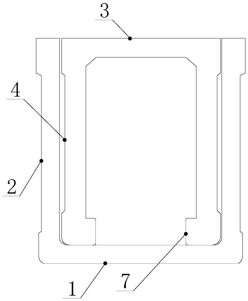 Aluminum mold system reinforcement system and its construction method and use method