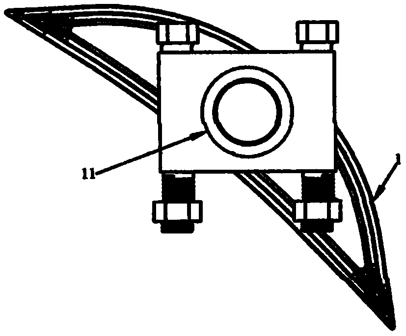 Contact sliding telescopic fan blade