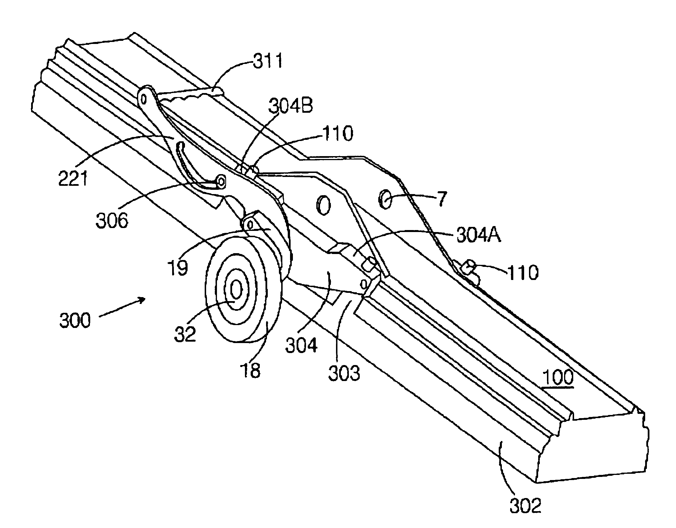 Convertible ski-supported vehicle