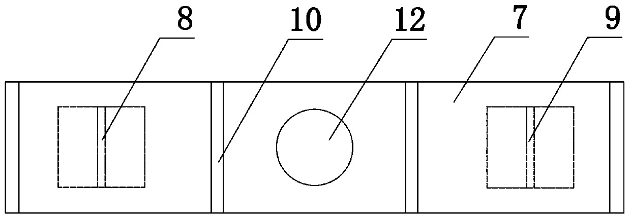 A correction device for a variable disc spring support and hanger