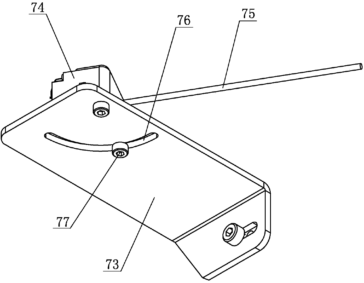 Detection equipment for automobile seat adjuster